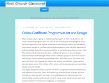 Tablet Screenshot of firstchurchcleveland.com